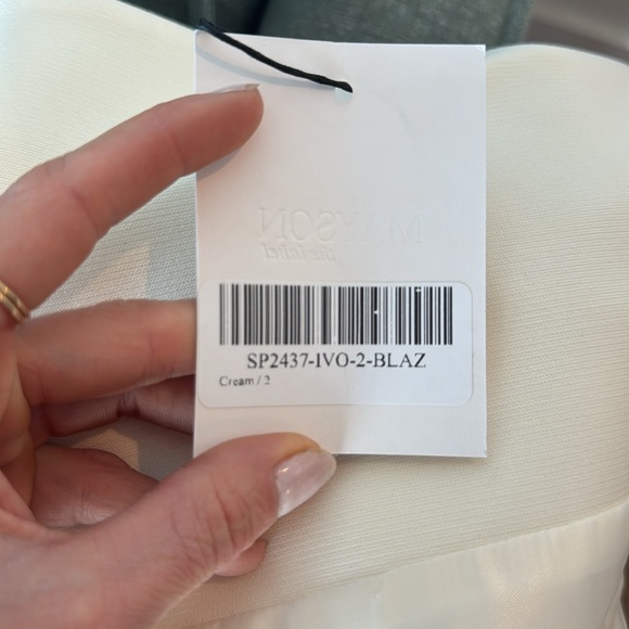 Cream jacket - MAYSON THE LABEL - size 2 - never worn - Picture 6 of 6